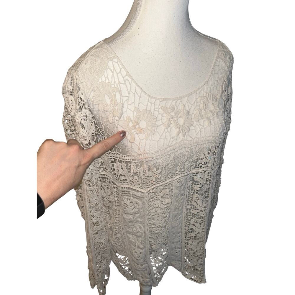 Crochet Lace Blouse - Picture 7 of 8